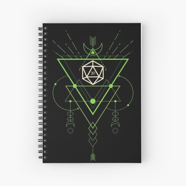 Item preview, Geometric Esoteric Sacred Symbol Green Polyhedral D20 Dice designed and sold by pixeptional.