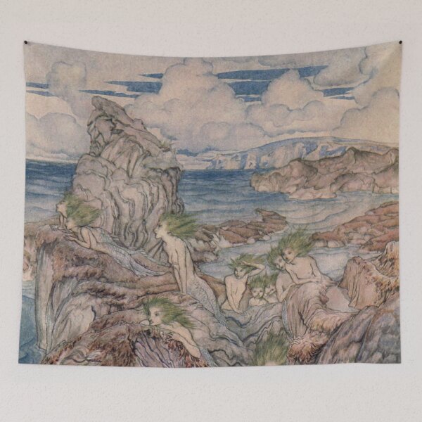 Item preview, Arthur Rackham: Sea Green Hair designed and sold by Dreamflight.