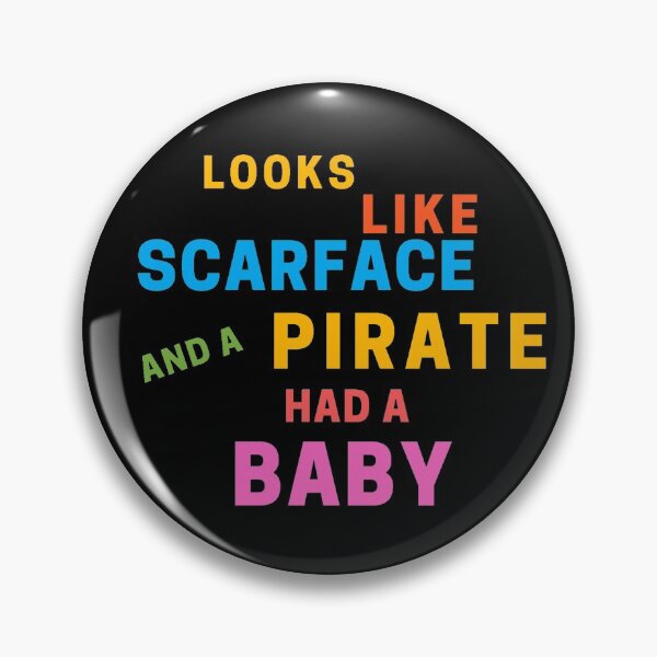Item preview, Scarface and a Pirate designed and sold by sticktosunshine.