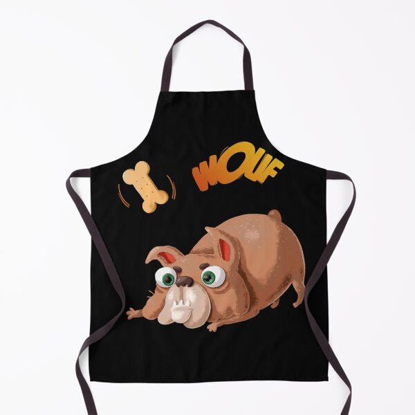 Item preview, Funny bulldog plays with his bone designed and sold by Astralia.