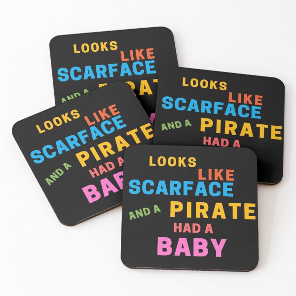 Item preview, Scarface and a Pirate designed and sold by sticktosunshine.