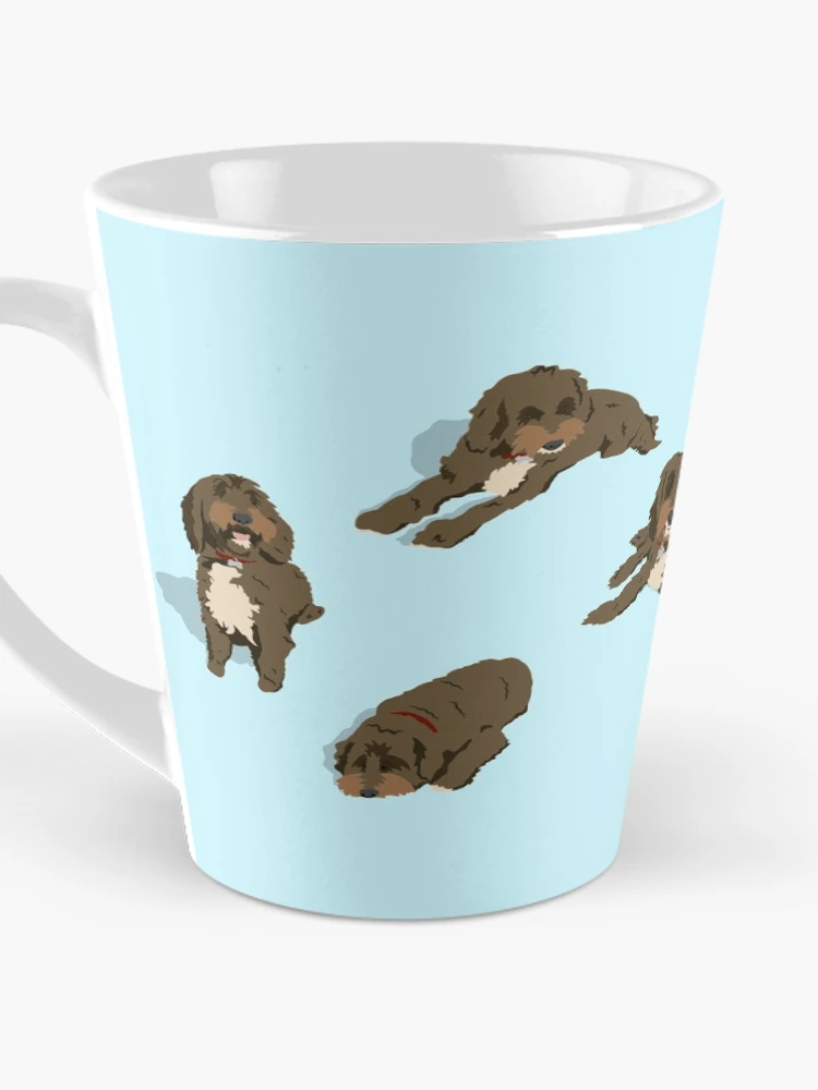 Thumbnail 3 of 4, Coffee Mug, Cockapoo Pattern designed and sold by Tilly Scribbles.