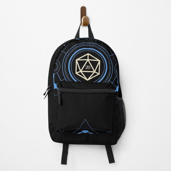 Item preview, Geometric Minimalist Blue Polyhedral D20 Dice Tabletop RPG designed and sold by pixeptional.