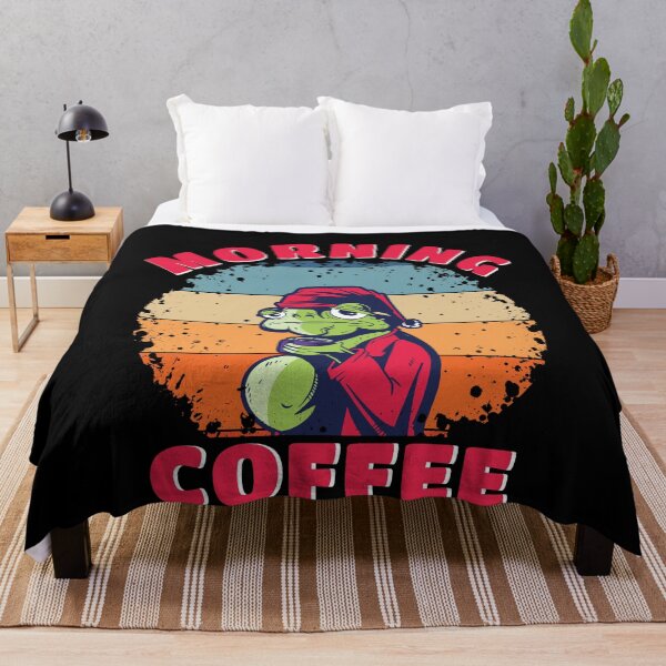 Item preview, Don't Be A Frog Have A Coffee designed and sold by Gravity1206.