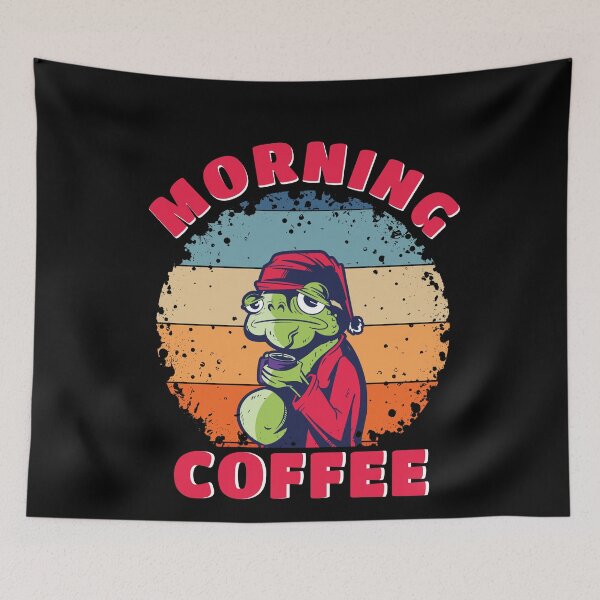 Item preview, Don't Be A Frog Have A Coffee designed and sold by Gravity1206.