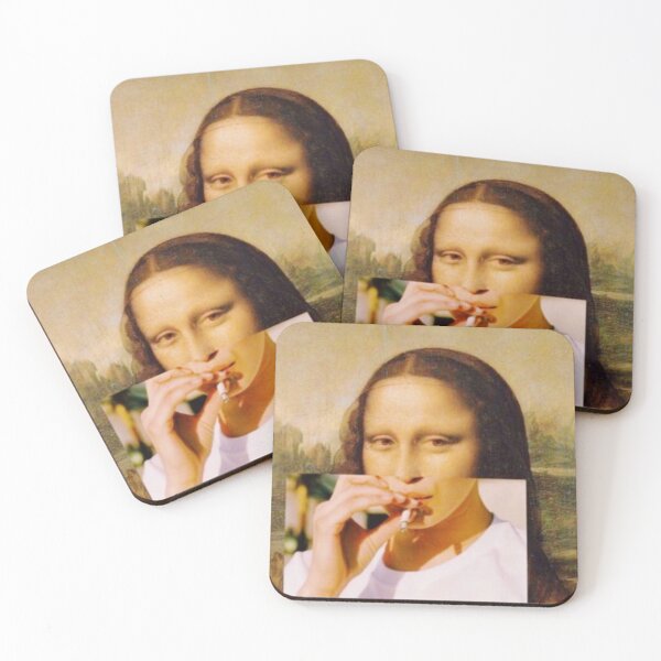 Item preview, Smoking Mona Lisa designed and sold by sisils.