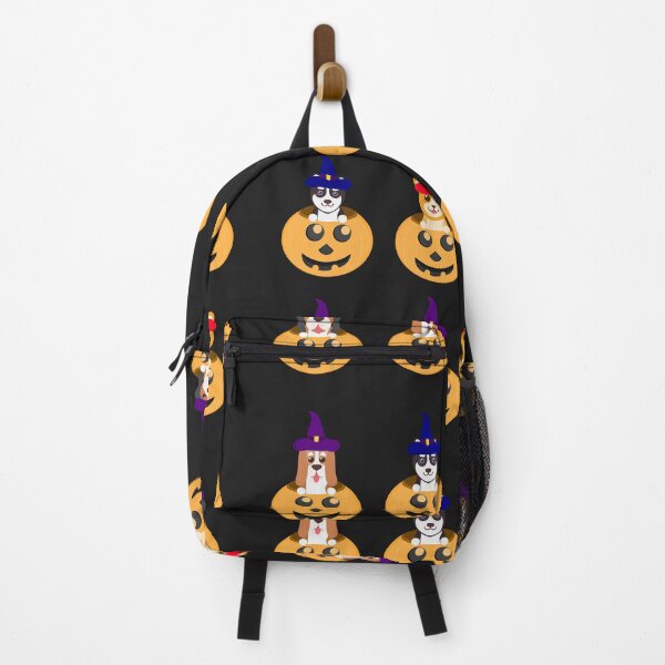 Item preview, Cute Halloween Dog Witches in pumpkins pattern designed and sold by twicetrader.
