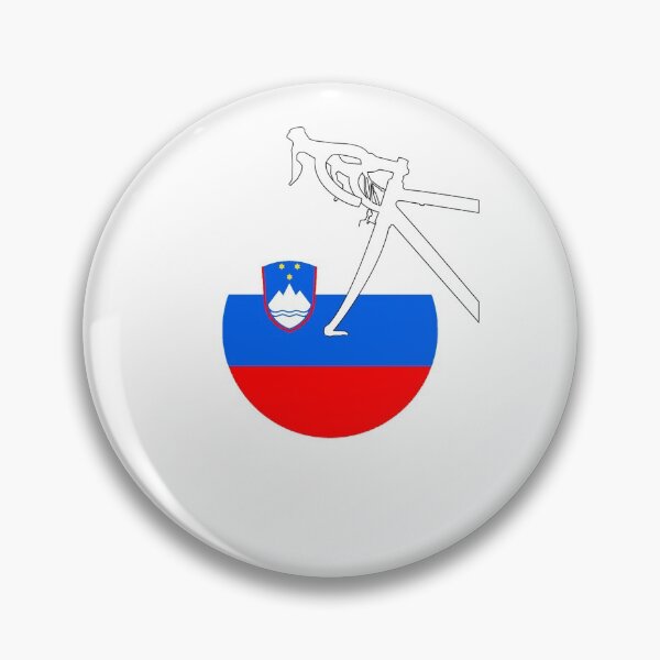 Item preview, Road Bicycle Slovenian Flag designed and sold by RabeDesigns.