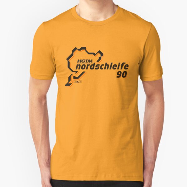 HGTM Nordschleife 90 logo gold Slim Fit T-Shirt