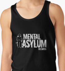 Mental Asylum White Logo Tank Top