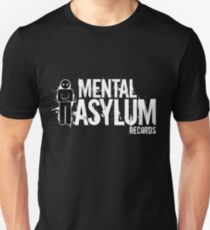 Mental Asylum White Logo Unisex T-Shirt
