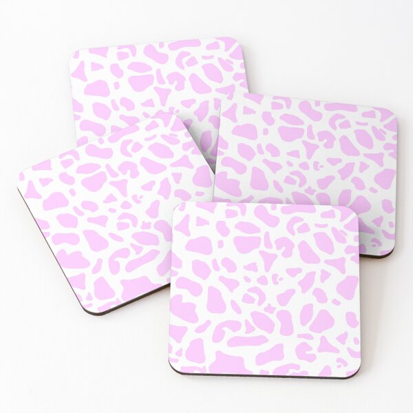 Item preview, Pastel Pink Cow Print Pattern designed and sold by tinyteacups.