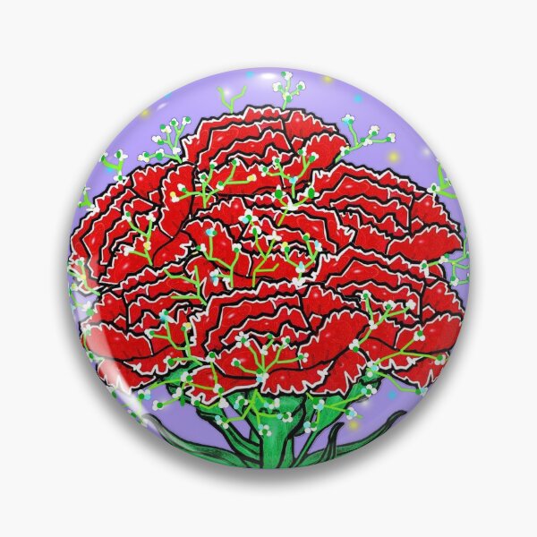 Item preview, Floral pattern : Carnations designed and sold by Shirley cute art .