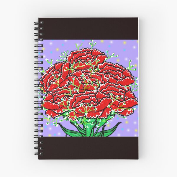 Item preview, Floral pattern : Carnations designed and sold by Shirley cute art .
