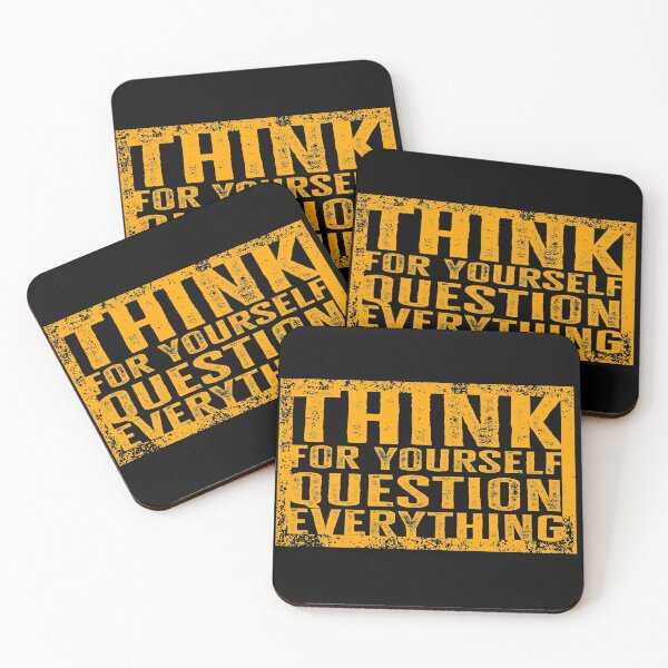 Item preview, Think For Yourself, Question Everything designed and sold by MaddFictional.