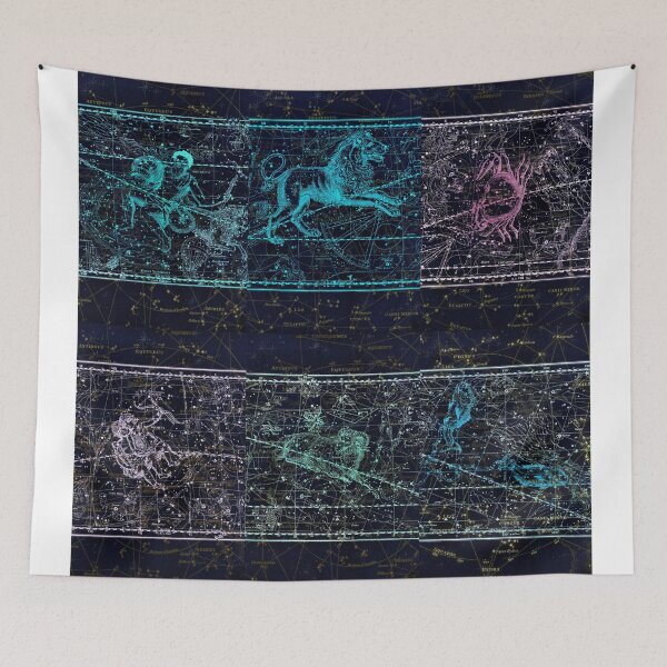 Item preview, #1 Astrology Zodiac Astronomy Star Space Map Collage  designed and sold by WizardsWorld.