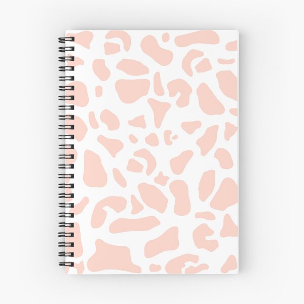 Item preview, Peach Cow Print Pattern designed and sold by tinyteacups.