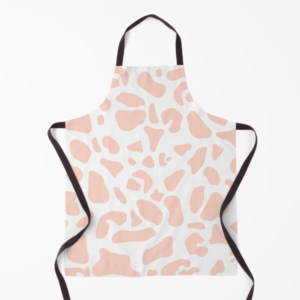 Item preview, Peach Cow Print Pattern designed and sold by tinyteacups.