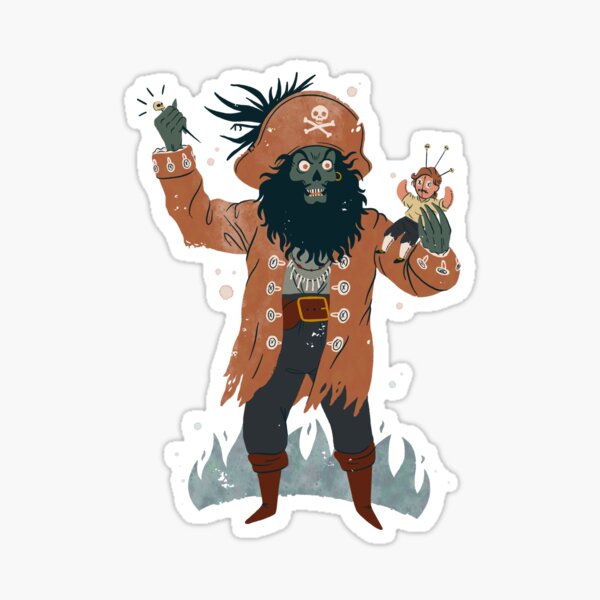 Ghost Pirate Pegatina