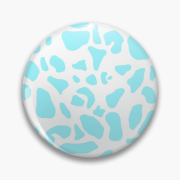 Item preview, Pastel Blue Cow Print Pattern designed and sold by tinyteacups.