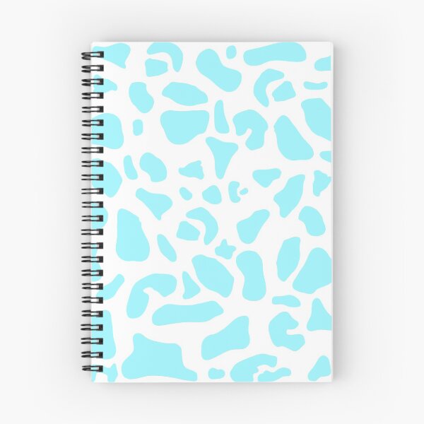 Item preview, Pastel Blue Cow Print Pattern designed and sold by tinyteacups.