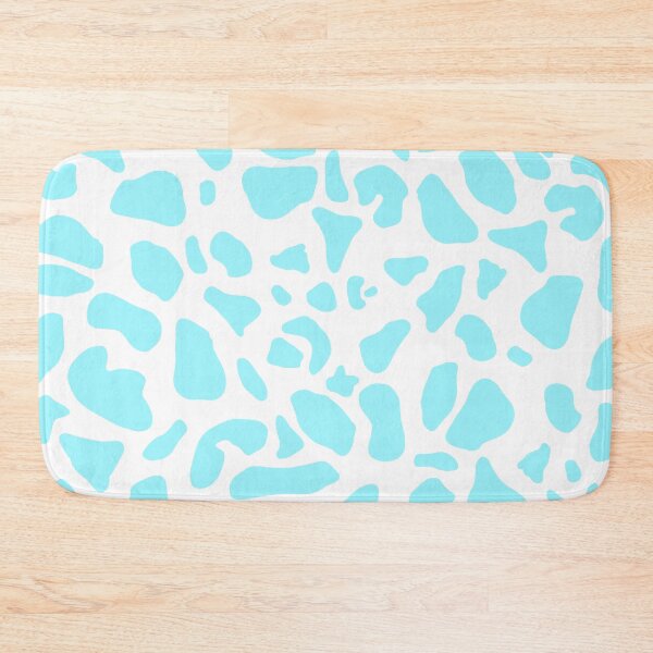 Item preview, Pastel Blue Cow Print Pattern designed and sold by tinyteacups.