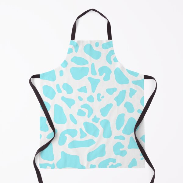 Item preview, Pastel Blue Cow Print Pattern designed and sold by tinyteacups.