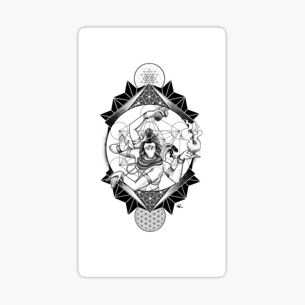 Mahadev Tattoo Stickers for Sale | Redbubble Mahadev Tattoo Stickers for Sale | Redbubble