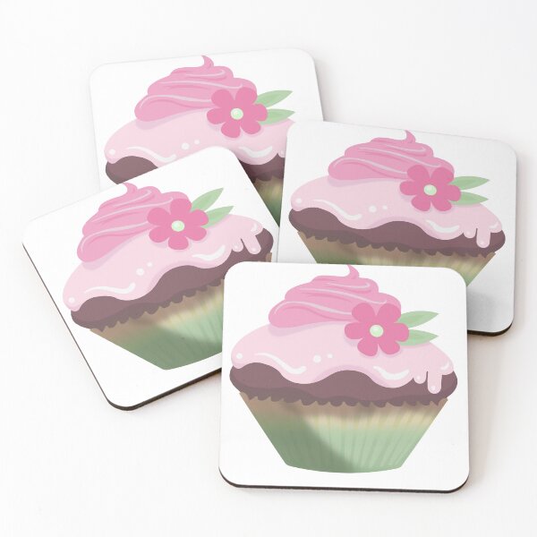 Item preview, Flowery Pink Cupcake designed and sold by sraj3817.