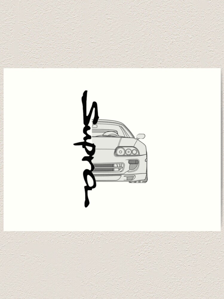 Toyota Supra | Art Print