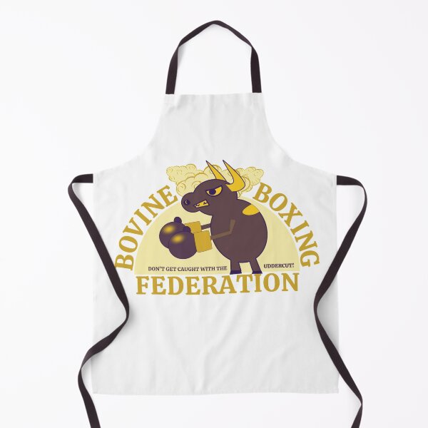 Aperçu de l'œuvre Fédération de boxe bovine créée et vendue par The Masked Designer.