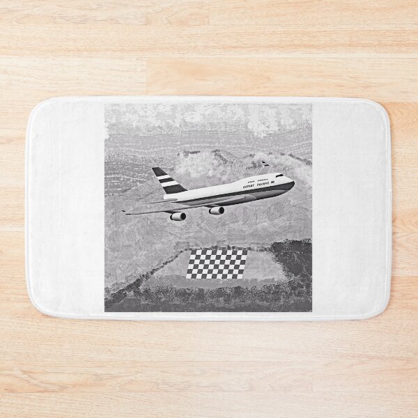 Item preview, B&W Cathay Pacific 747 Kai Tak designed and sold by cat3aviation.