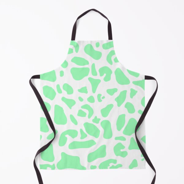 Item preview, Pastel Green Cow Print Pattern designed and sold by tinyteacups.