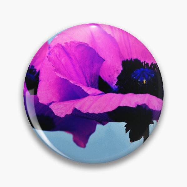 Item preview, VIBRANT ORIENTAL PINK POPPIES AGAINST A VIVID BLUE SKY designed and sold by Teresa Chipperfield.