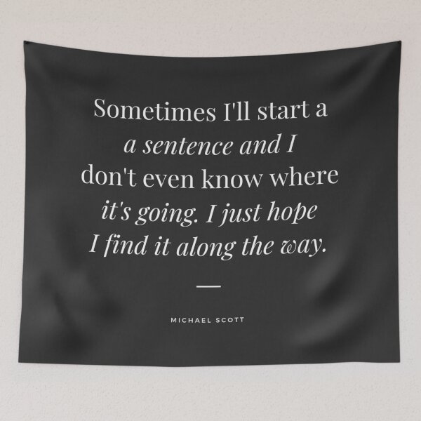Item preview, Sometimes I'll start a sentence... designed and sold by sticktosunshine.