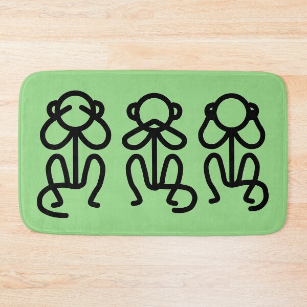 Item preview, Stickman / See No Evil, Say No Evil, Hear No Evil designed and sold by LotusCreations.