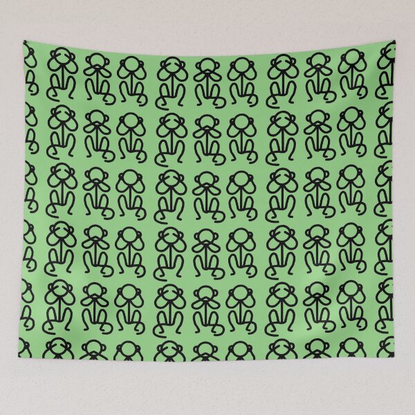 Item preview, Stickman / See No Evil, Say No Evil, Hear No Evil designed and sold by LotusCreations.