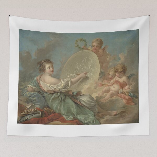 Item preview, François Boucher - Allegory of Painting designed and sold by jwebmarket.