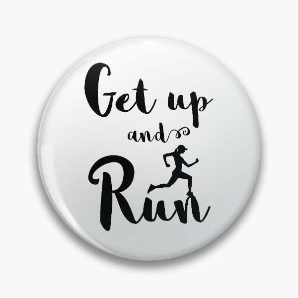 Item preview, Get Up And Run, With Woman Running designed and sold by 4AllTimes.