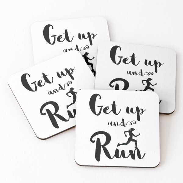 Item preview, Get Up And Run, With Woman Running designed and sold by 4AllTimes.