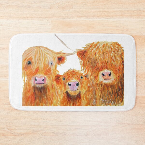Item preview, WE 3 COOS HiGHLaND CoWS by SHiRLeY MacARTHuR  designed and sold by Shirley MacArthur Art.