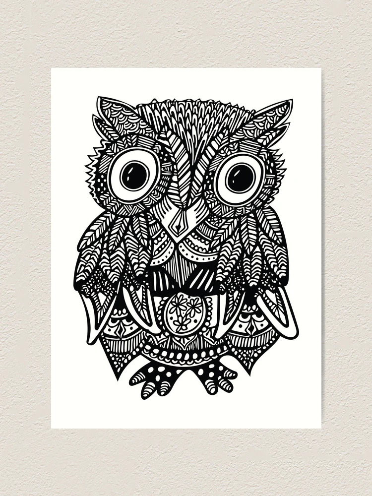 絵画 O.W.L. owl / フクロウ 絵画 TOMOYA 通販 18306942｜Creema(クリーマ)