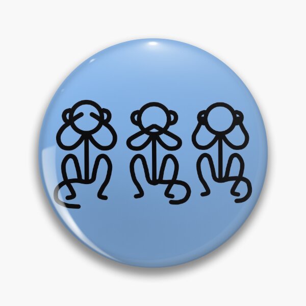 Item preview, Stickman /  See No Evil, Say No Evil, Hear No Evil designed and sold by LotusCreations.