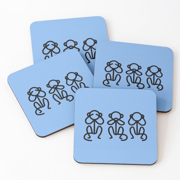 Item preview, Stickman /  See No Evil, Say No Evil, Hear No Evil designed and sold by LotusCreations.