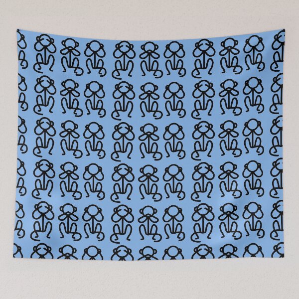 Item preview, Stickman /  See No Evil, Say No Evil, Hear No Evil designed and sold by LotusCreations.
