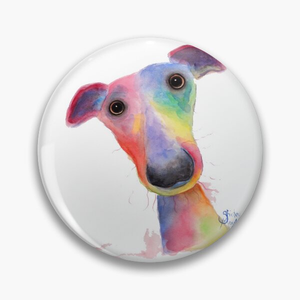 Artikelvorschau, WHIPPET WINDHUNDHUND „HANK“ VON SHIRLEY MACARTHUR entworfen und verkauft von Shirley MacArthur Art.
