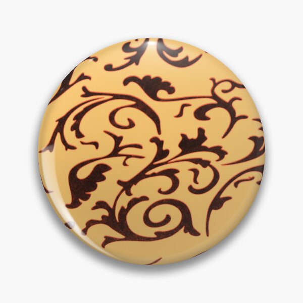 Item preview, ARABIATA 16 black apricot orange patterns Morocco Essaouira flowers leaves design arabesques scrolls decor designed and sold by dragonemma.