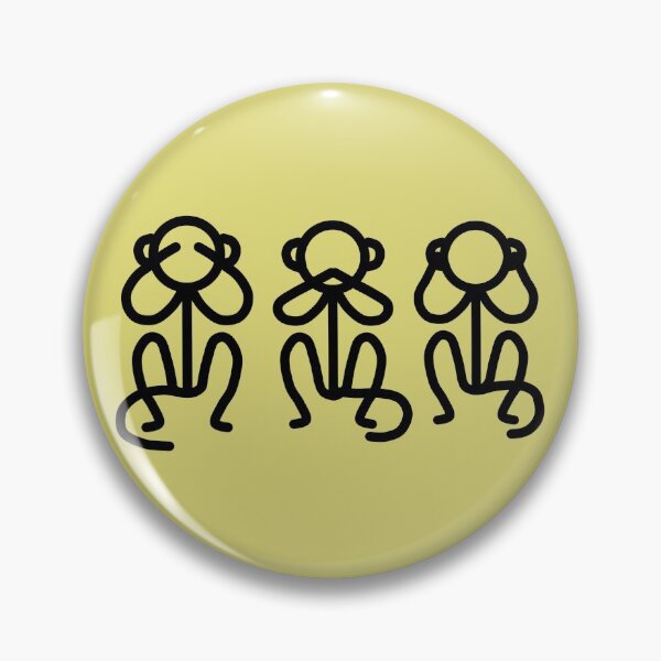 Item preview, Stickman / See No Evil, Say No Evil, Hear No Evil designed and sold by LotusCreations.