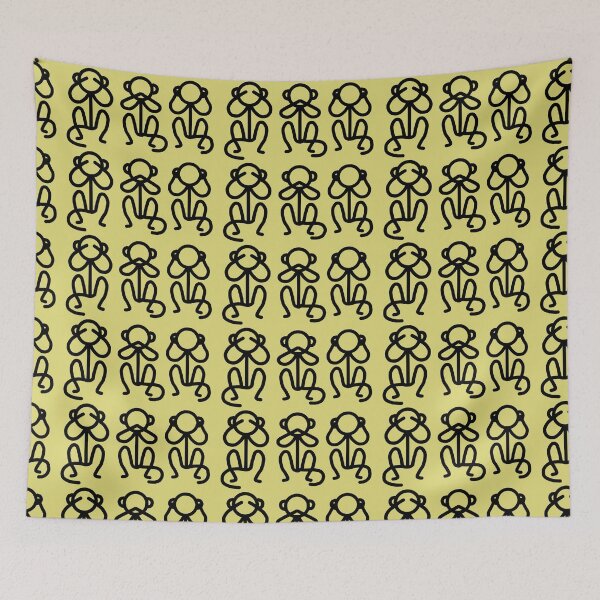 Item preview, Stickman / See No Evil, Say No Evil, Hear No Evil designed and sold by LotusCreations.