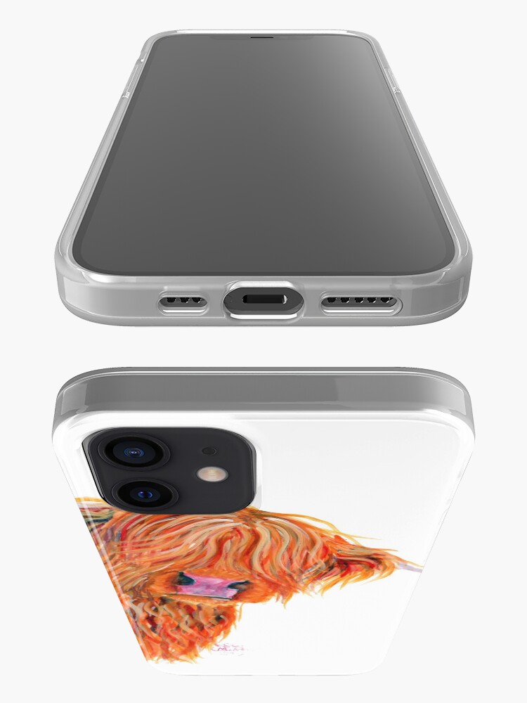 Alternate view of HIGHLAND COW 'PEEKABOO' BY SHIRLEY MACARTHUR iPhone Case & Cover